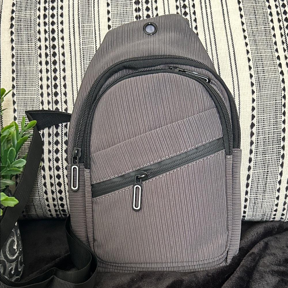 Gray Sling Bag NIP